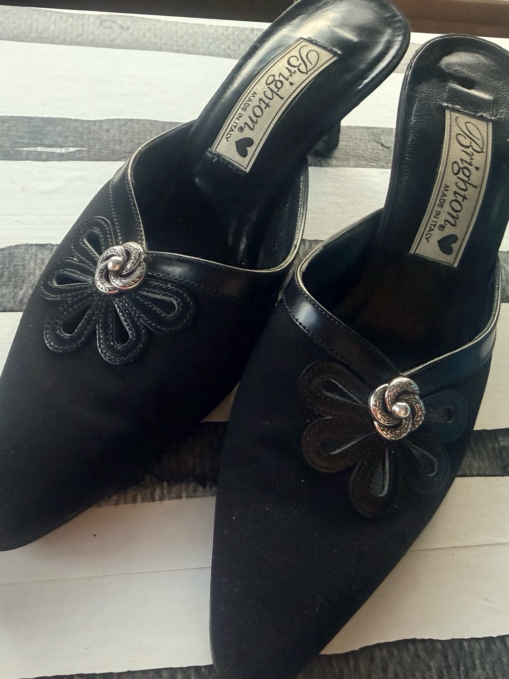 Brighton “Zurich” 5.5 Slip-On Mule with kitten heel